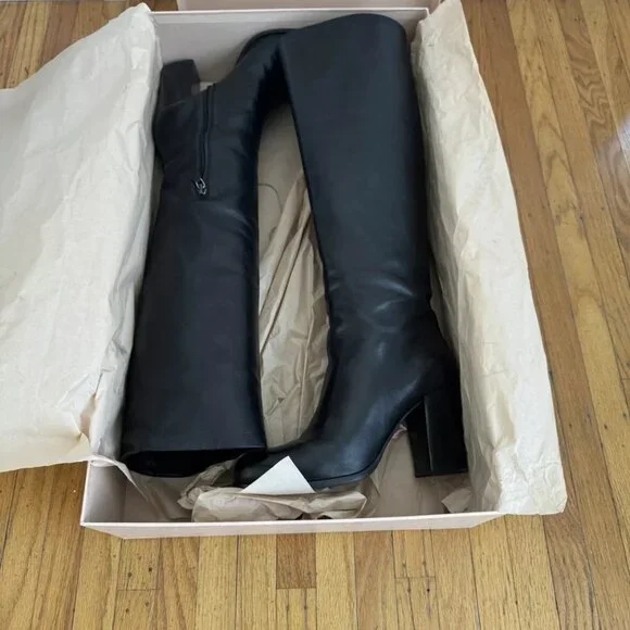 PRADA knee high leather boots Size 40/9.5 US ($1600) - Picture 5 of 11